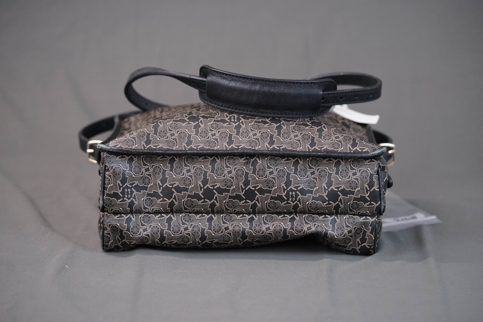CELINE BLACK SHOULDER BAG - 10