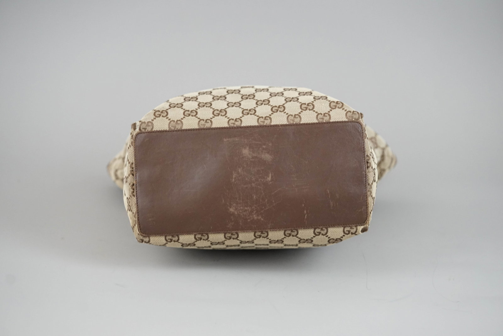 GUCCI GG CANVAS TOTE BAG 1705 BROWN - 9