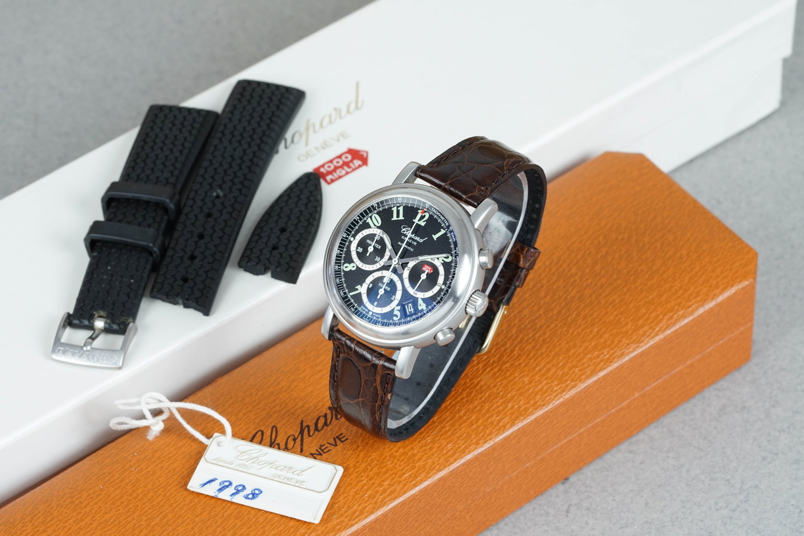 CHOPARD MILLE MIGLIA CHRONOGRAPH W/ BOX REF. 8388 - 2