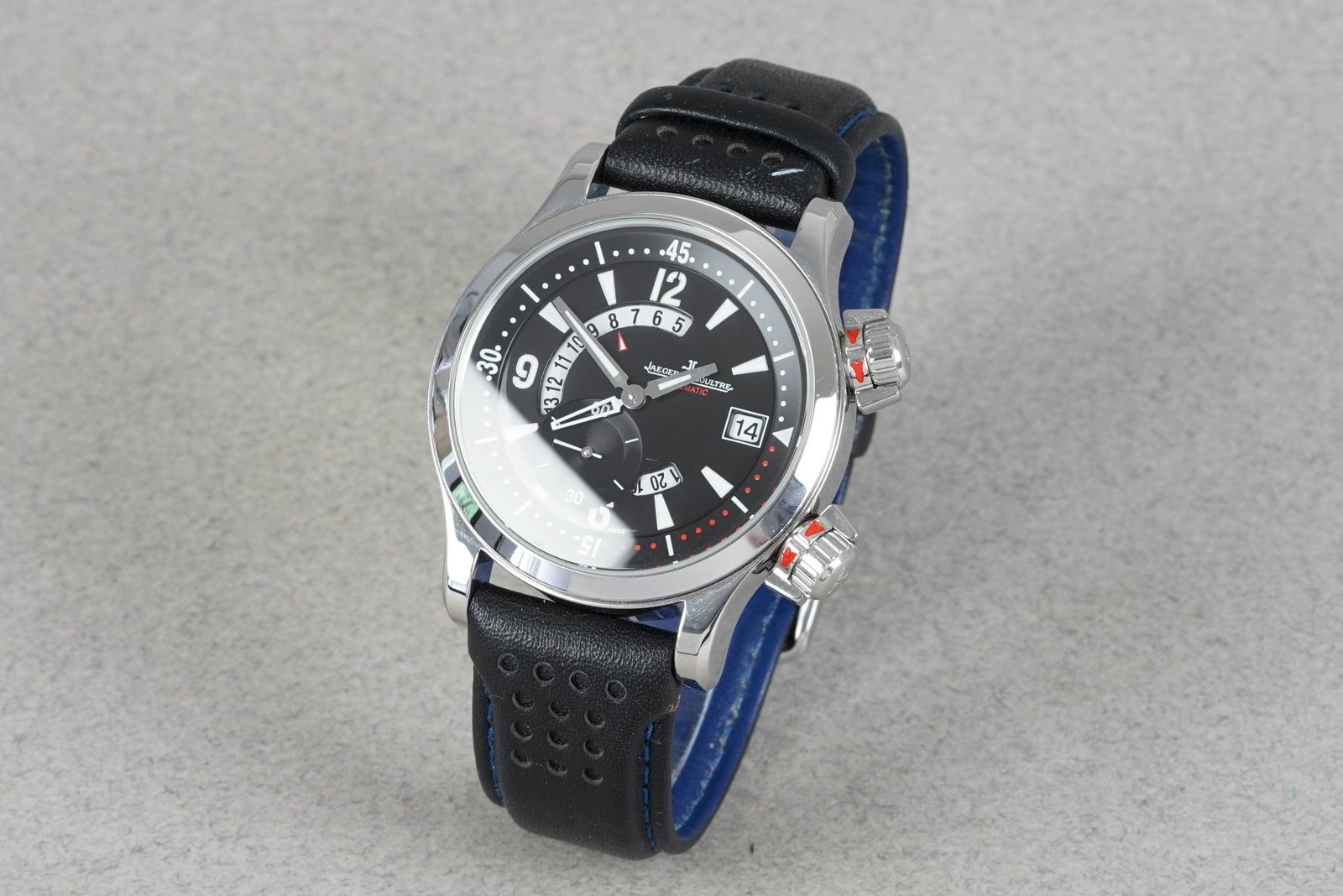 JAEGER-LECOULTRE MASTER COMPRESSOR DUALMATIC W/ BOX & GUARANTEE REF. Q1738470 CIRCA 2006 - 2