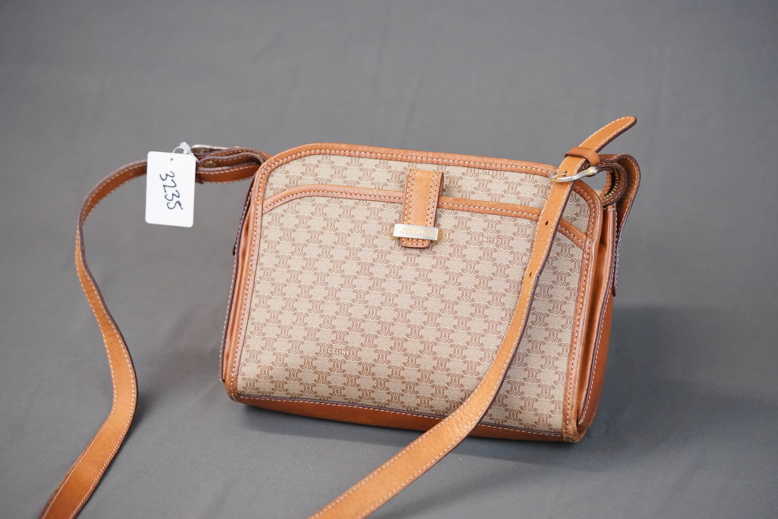CELINE MACADAM SHOULDER BAG - 2