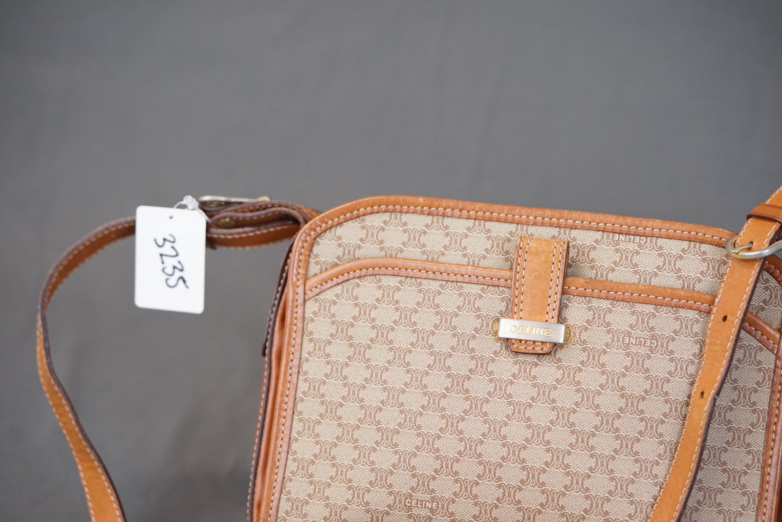 CELINE MACADAM SHOULDER BAG - 3