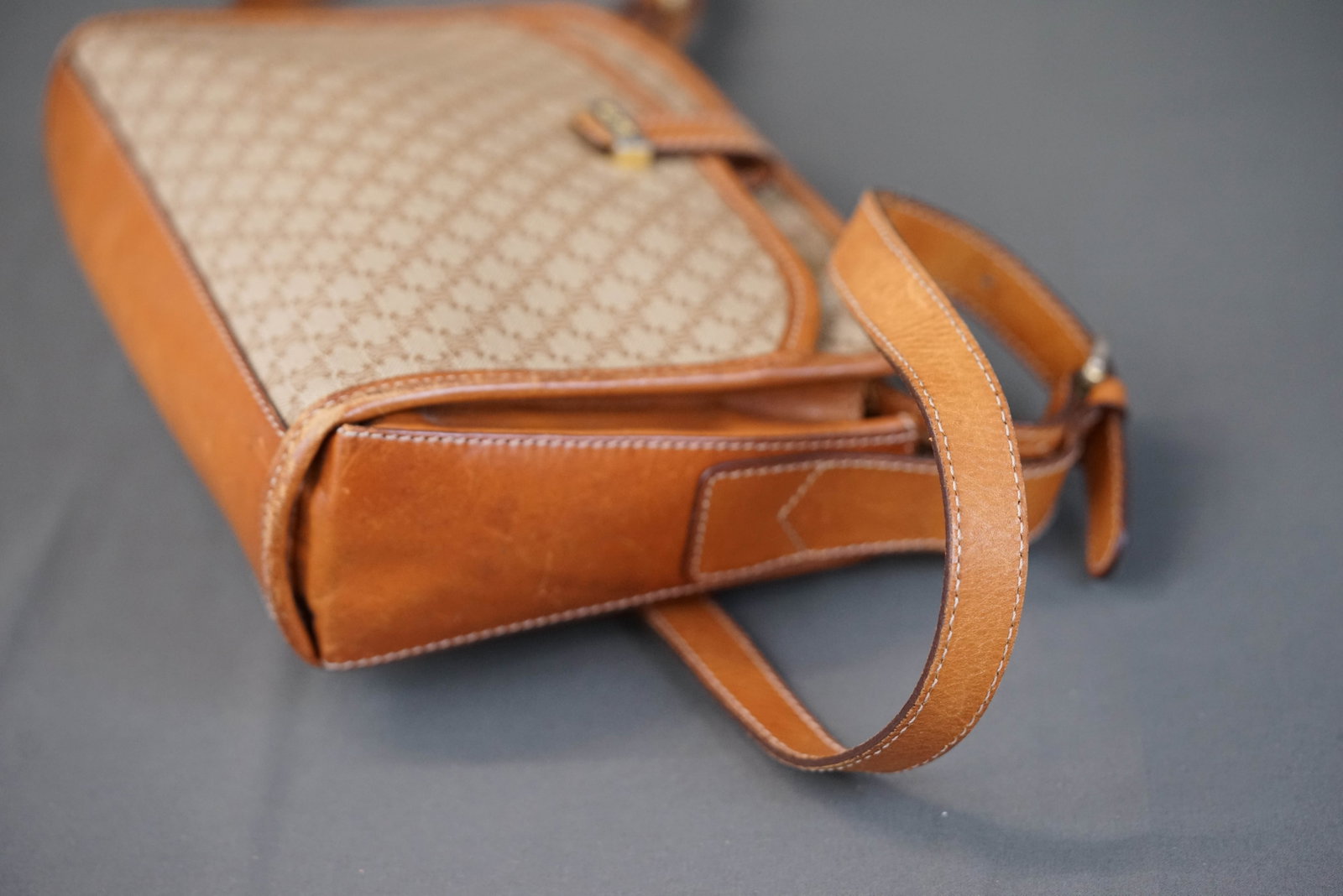 CELINE MACADAM SHOULDER BAG - 6