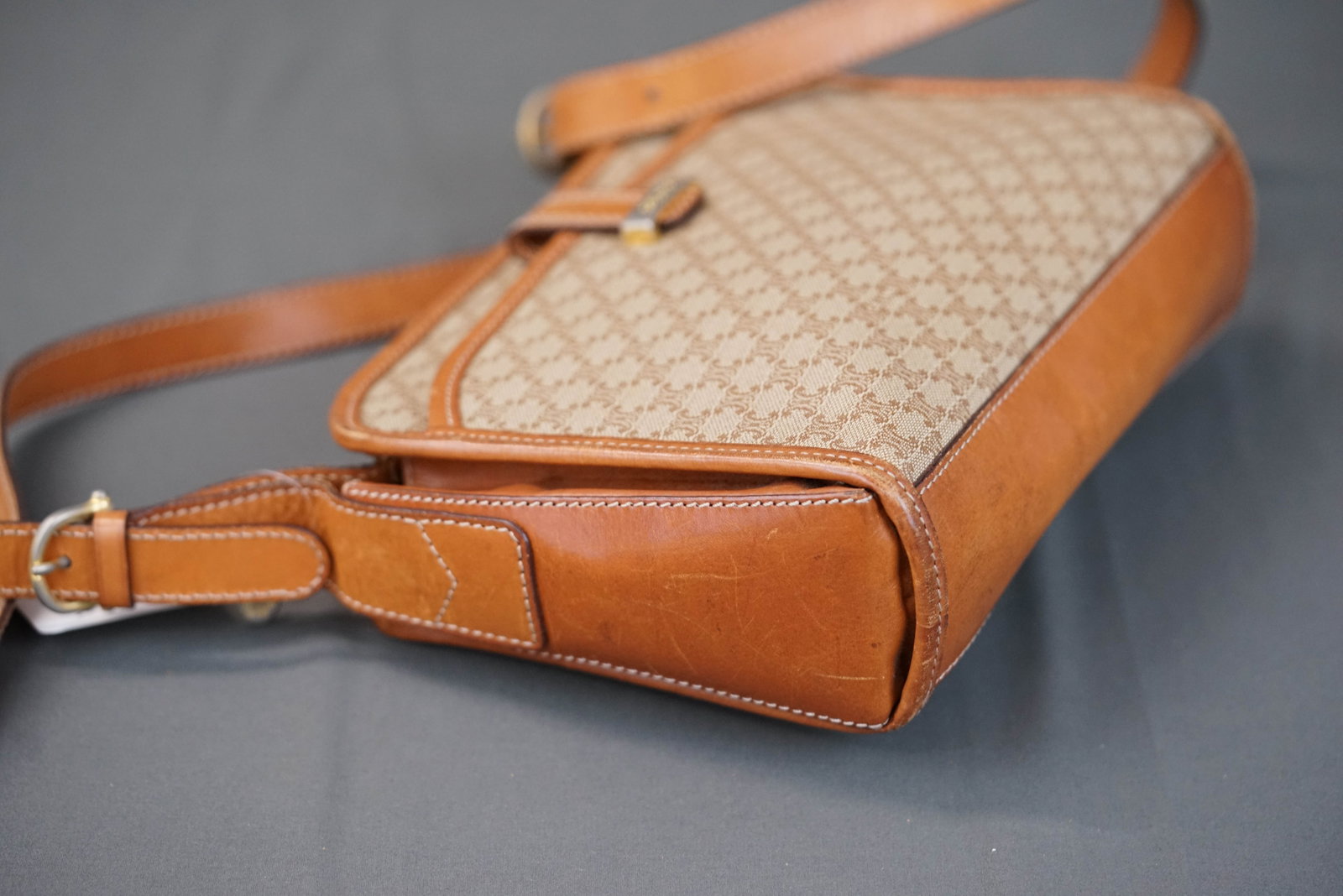 CELINE MACADAM SHOULDER BAG - 7