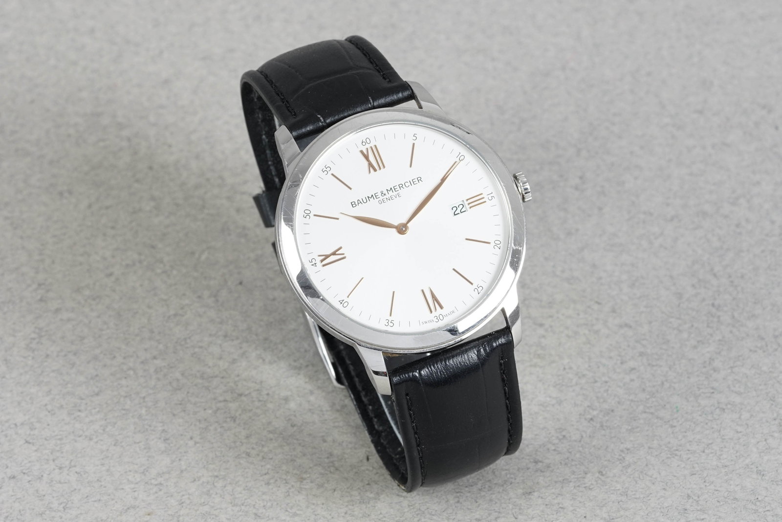 BAUME & MERCIER GENEVE DATE CLASSIMA WRISTWATCH - 2