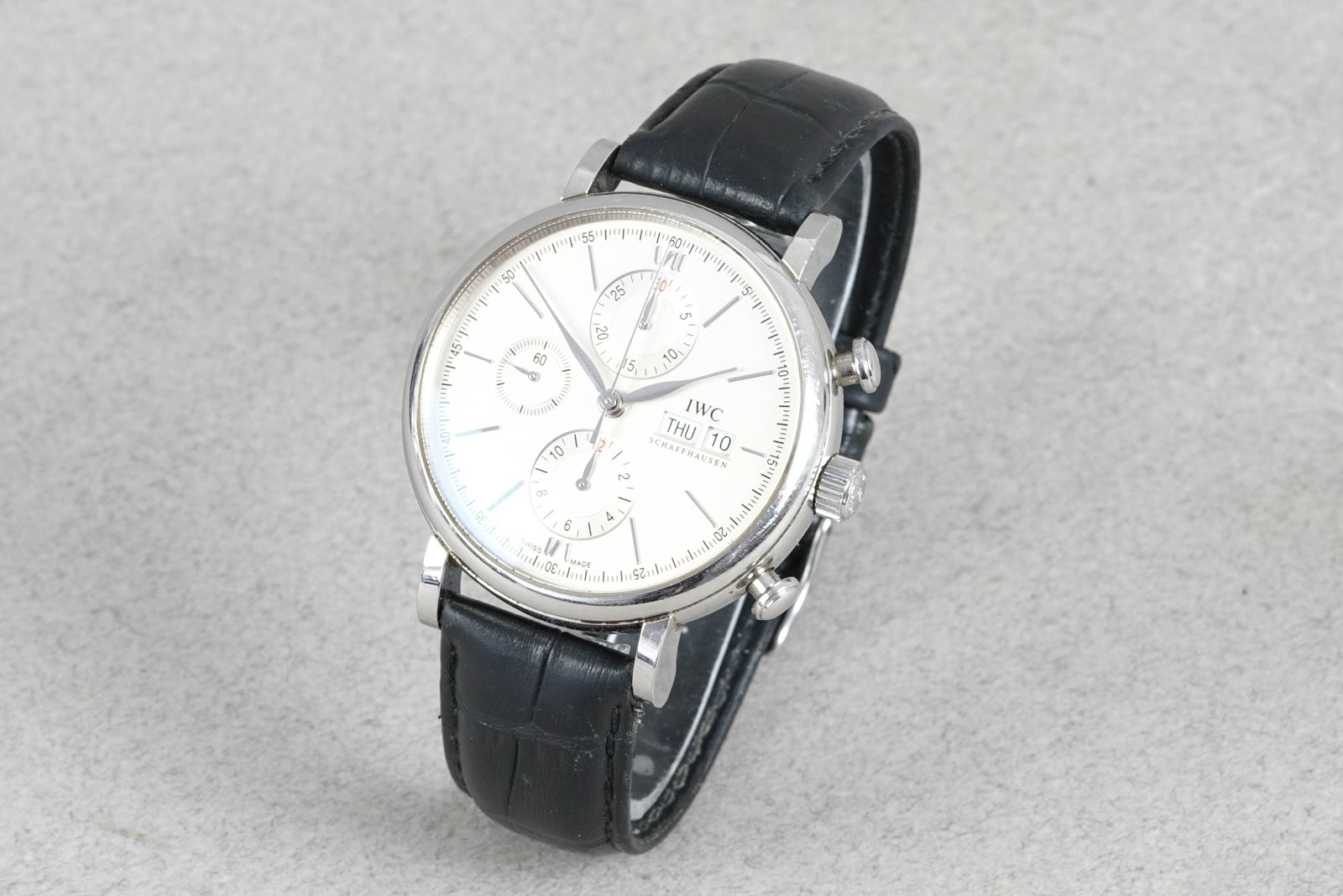 IWC SCHAFFHAUSEN PORTOFINO CHRONOGRAPH AUTOMATIC W/ BOX & GUARANTEE CARD REF. IW391008 CIRCA 2018 - 2