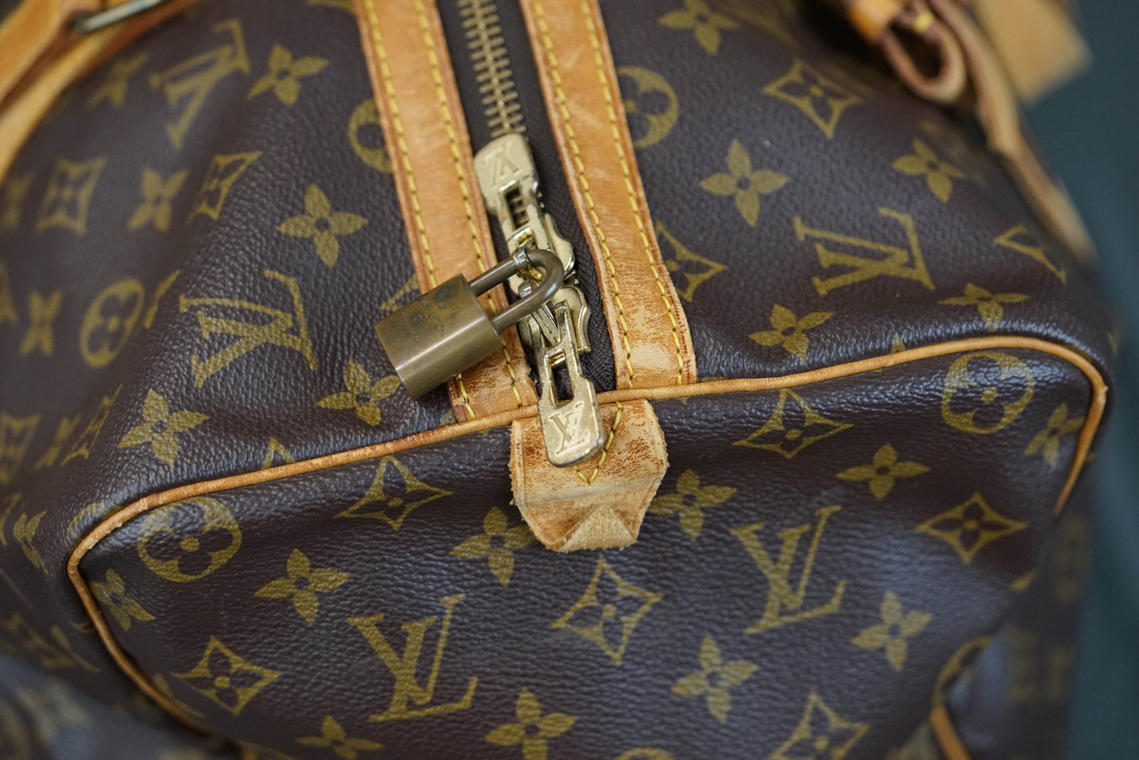 LOUIS VUITTON MONOGRAM 45 KEEPALL BOSTON BAG M41428 - 9