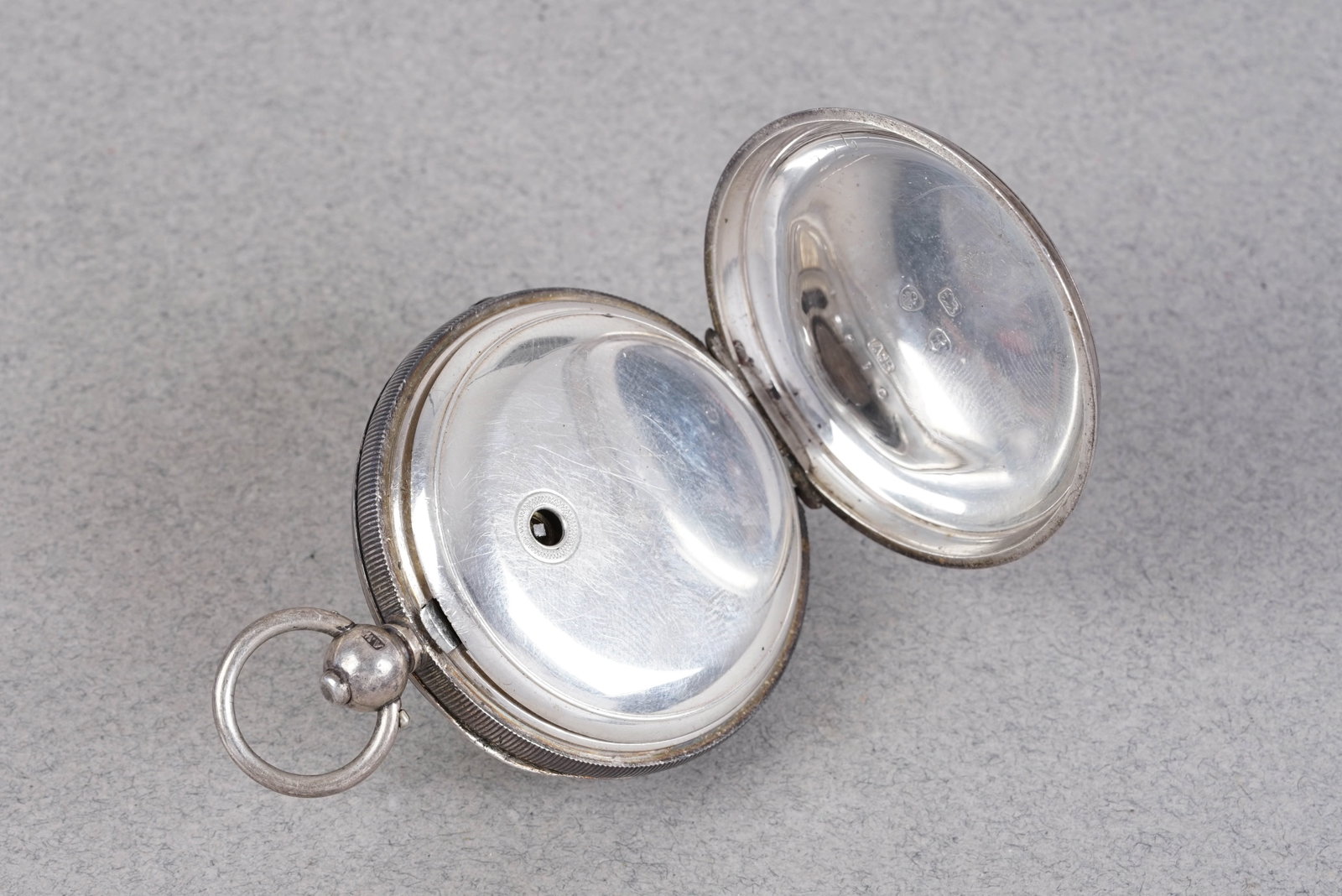 *TO BE SOLD WITHOUT RESERVE* AWW CO AMERICAN WALTHAM CO 925 STERLING SILVER POCKET WATCH CIRCA 1890 - 4