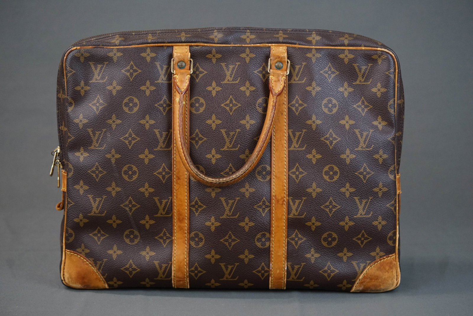 LOUIS VUITTON MONOGRAM PORTE CLEMENT VOYAGE BRIEFCASE M40226 VI0923 - 9