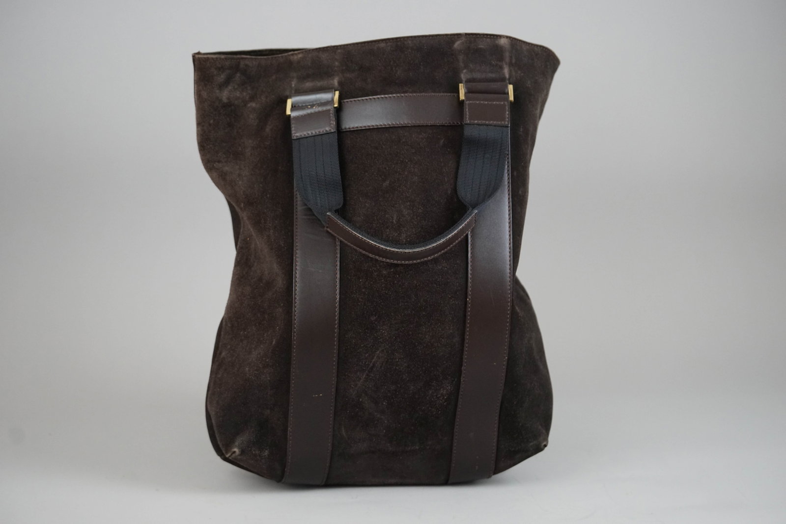 SALVATORE FERRAGAMO TOTE BAG SUEDE LEATHER BROWN - 5