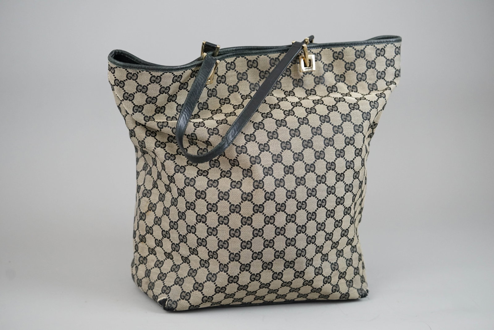 GUCCI GG CANVAS TOTE BAG 2404 TWO-TONE - 6