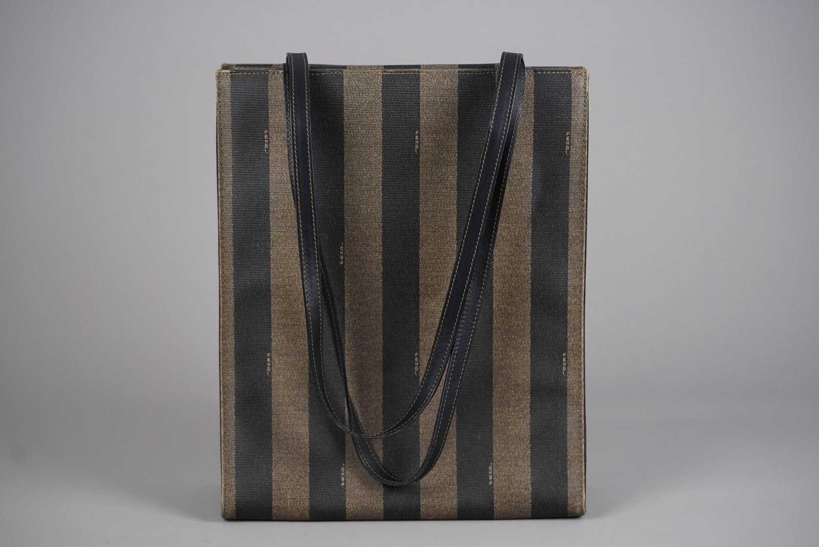 FENDI PECAN FF LOGO TOTE BAG - 10