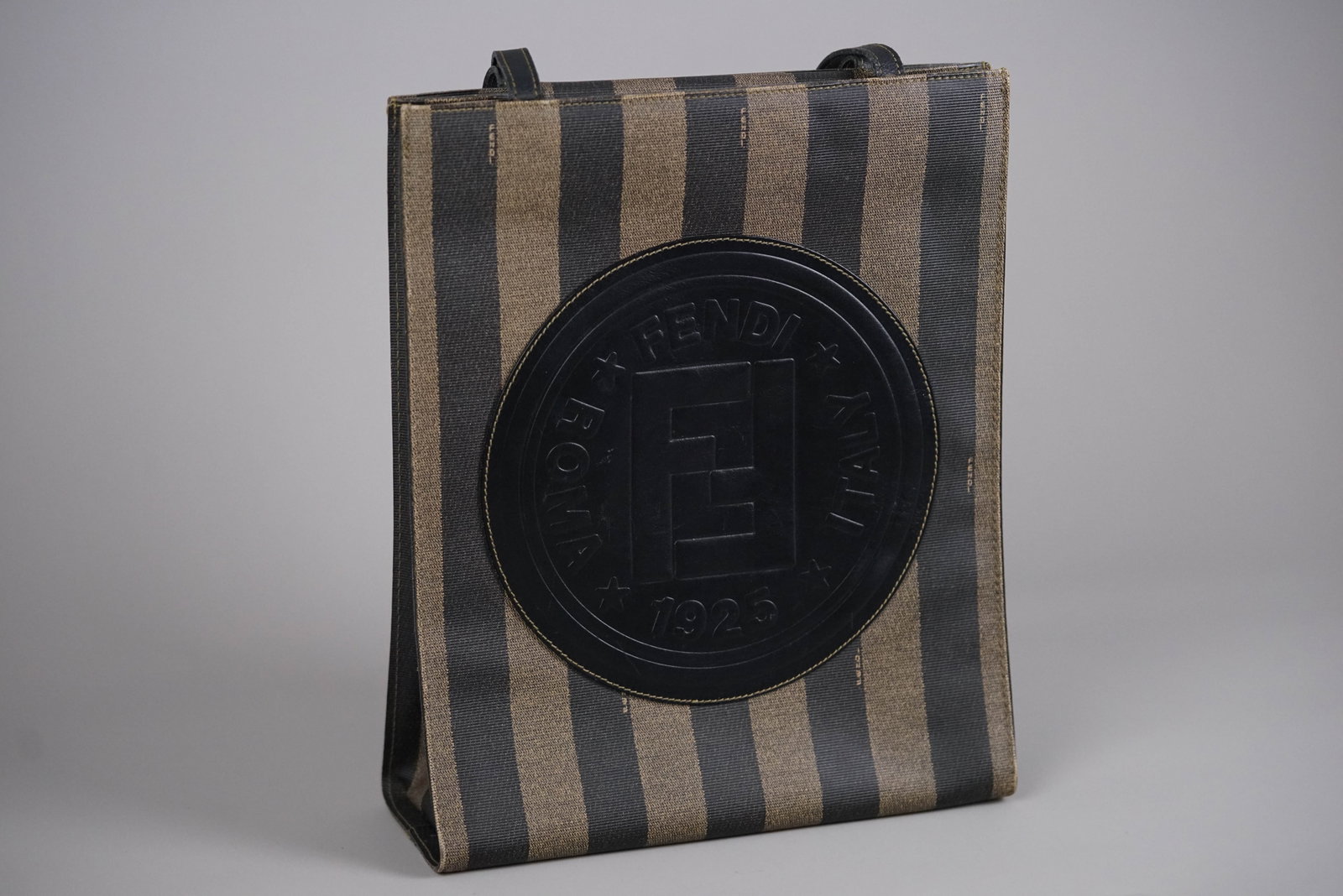FENDI PECAN FF LOGO TOTE BAG - 2