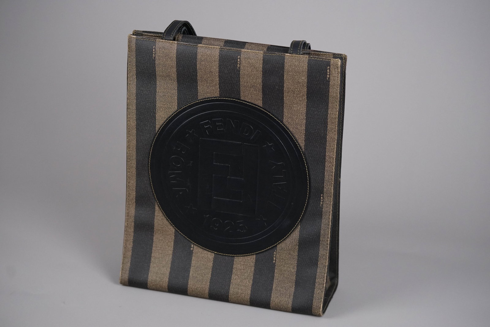FENDI PECAN FF LOGO TOTE BAG - 3