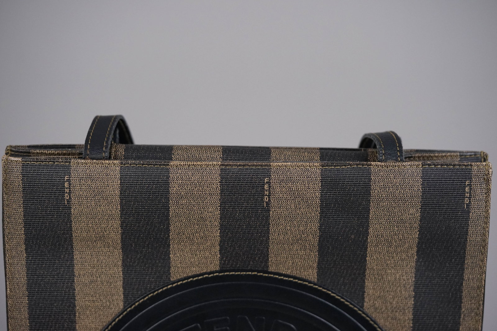 FENDI PECAN FF LOGO TOTE BAG - 5