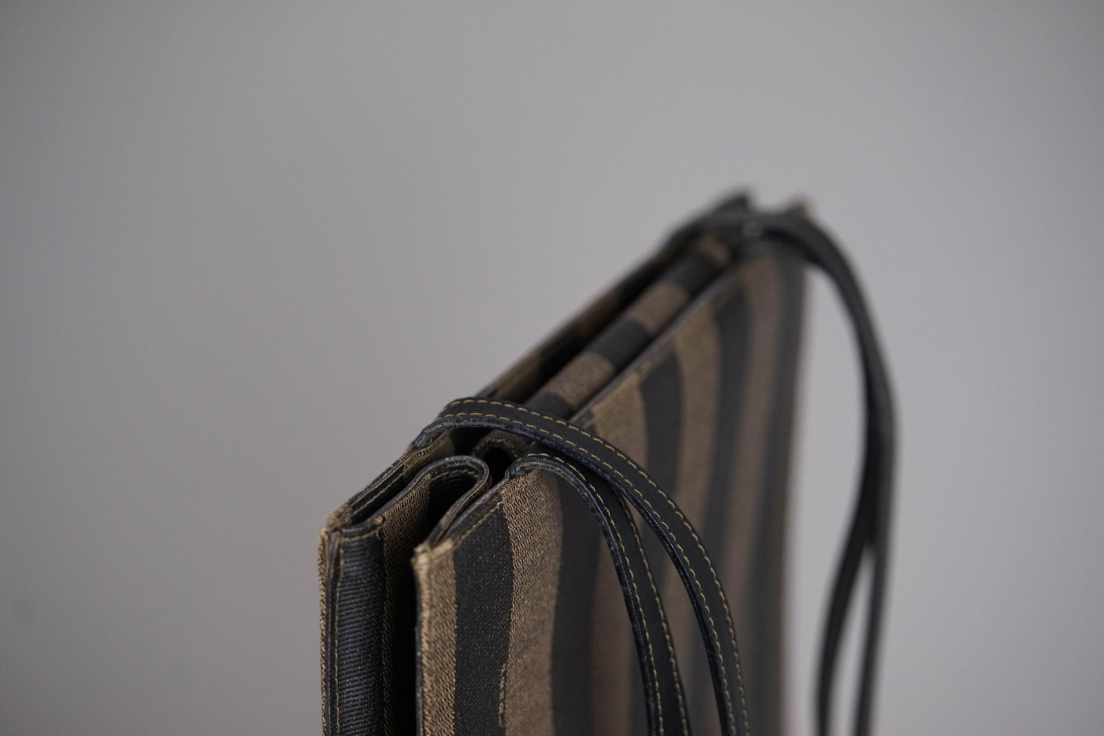 FENDI PECAN FF LOGO TOTE BAG - 9
