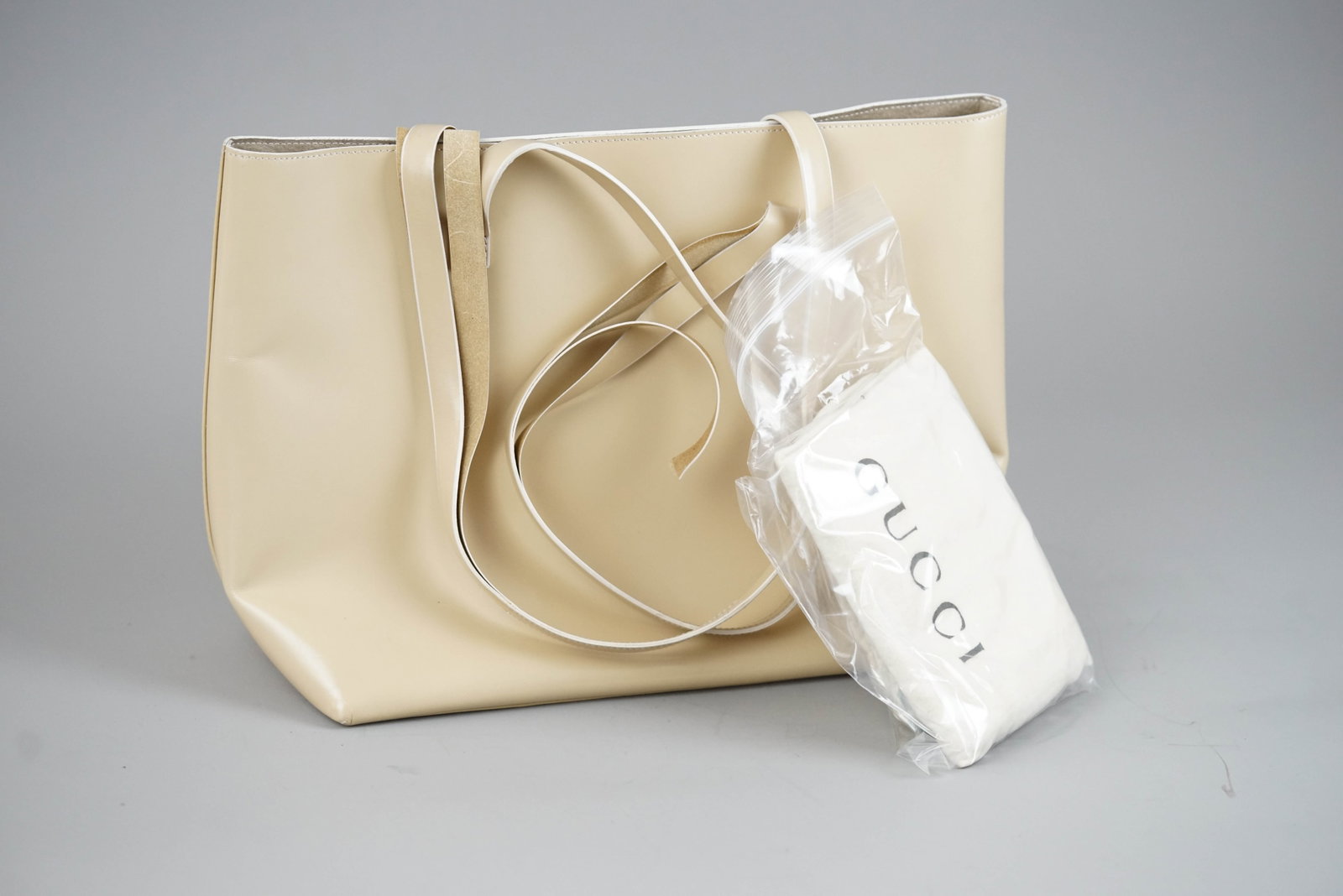 GUCCI HANDBAG LEATHER 0559 BEIGE - 6