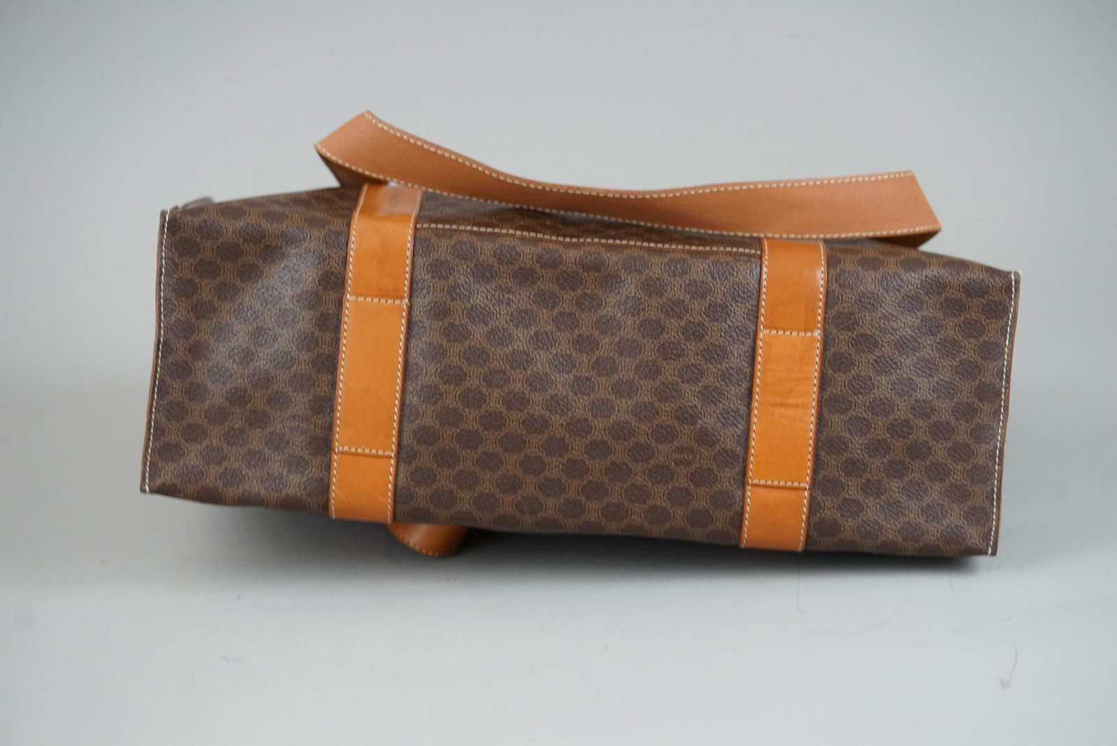 CELINE MACADAM TOTE BAG BROWN - 9