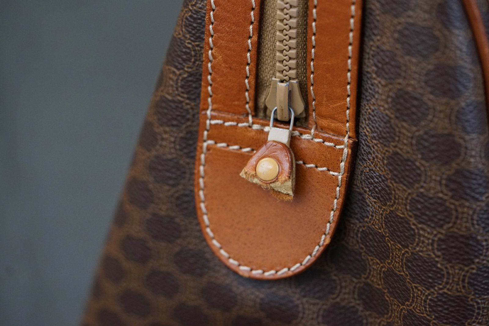 CELINE MACADAM HANDBAG - 12