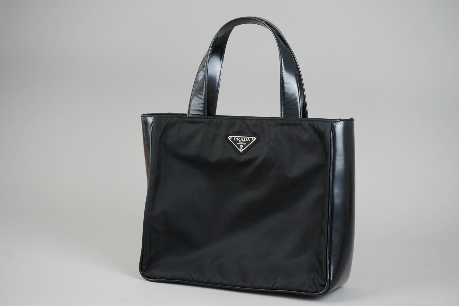 PRADA POCONO TOTE BAG NYLON BLACK - 3
