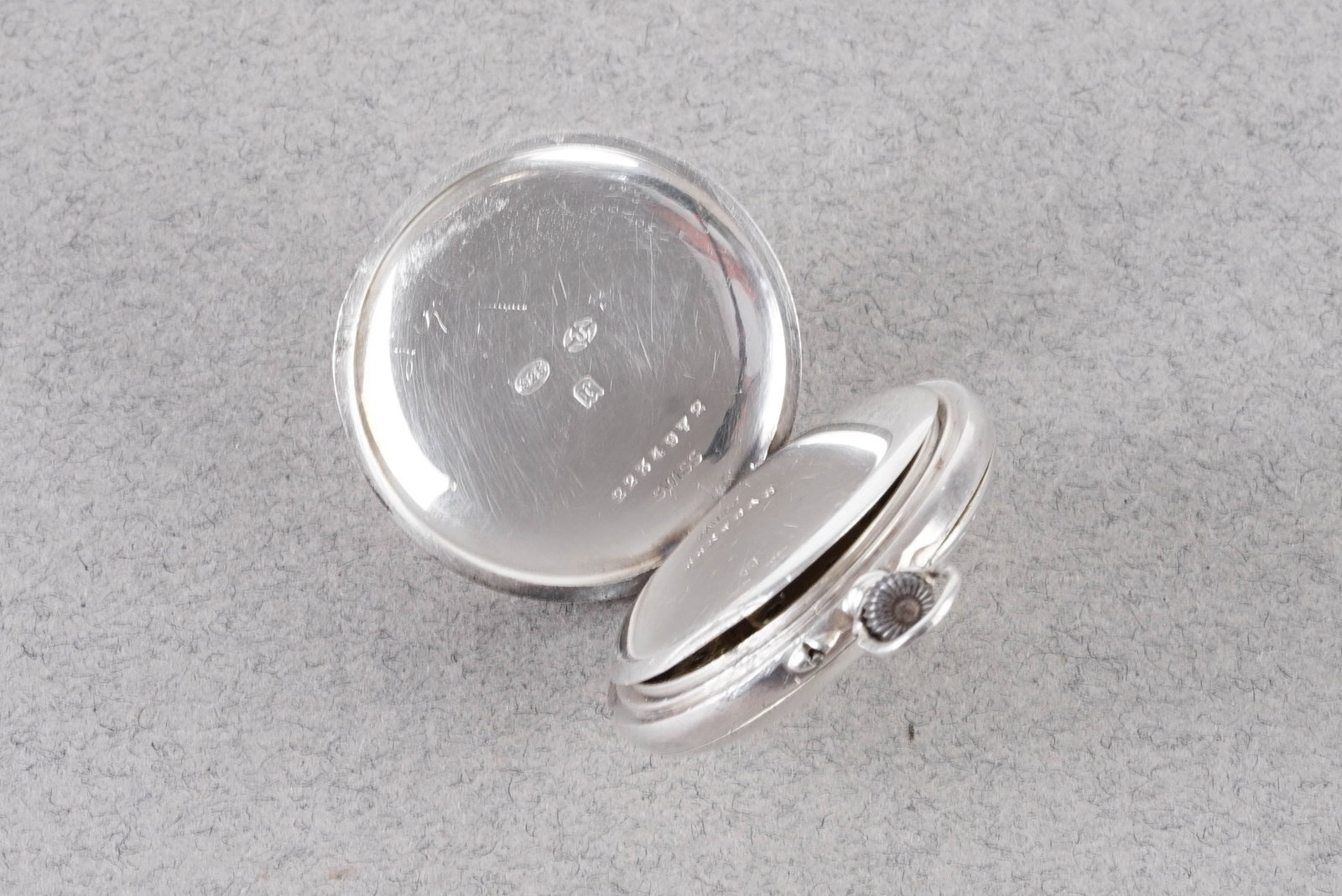 *TO BE SOLD WITHOUT RESERVE* LONGINES FOB WATCH STERLING SILVER - 3