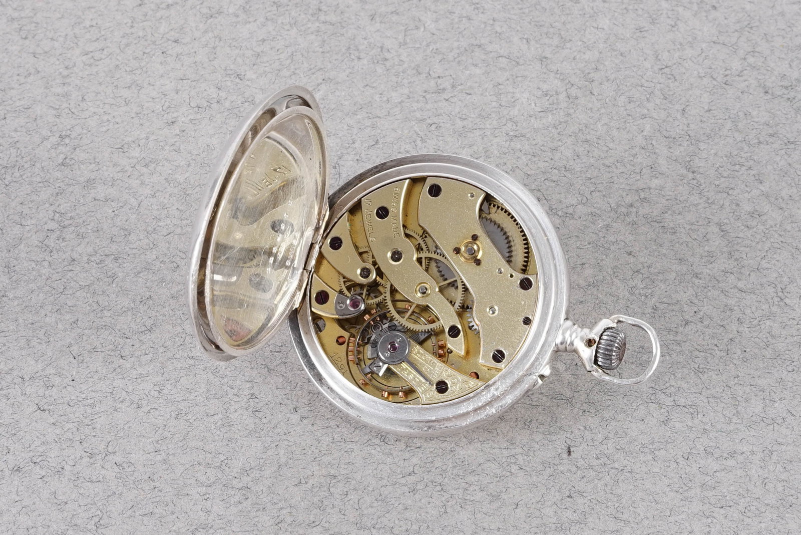 *TO BE SOLD WITHOUT RESERVE* LONGINES FOB WATCH STERLING SILVER - 4
