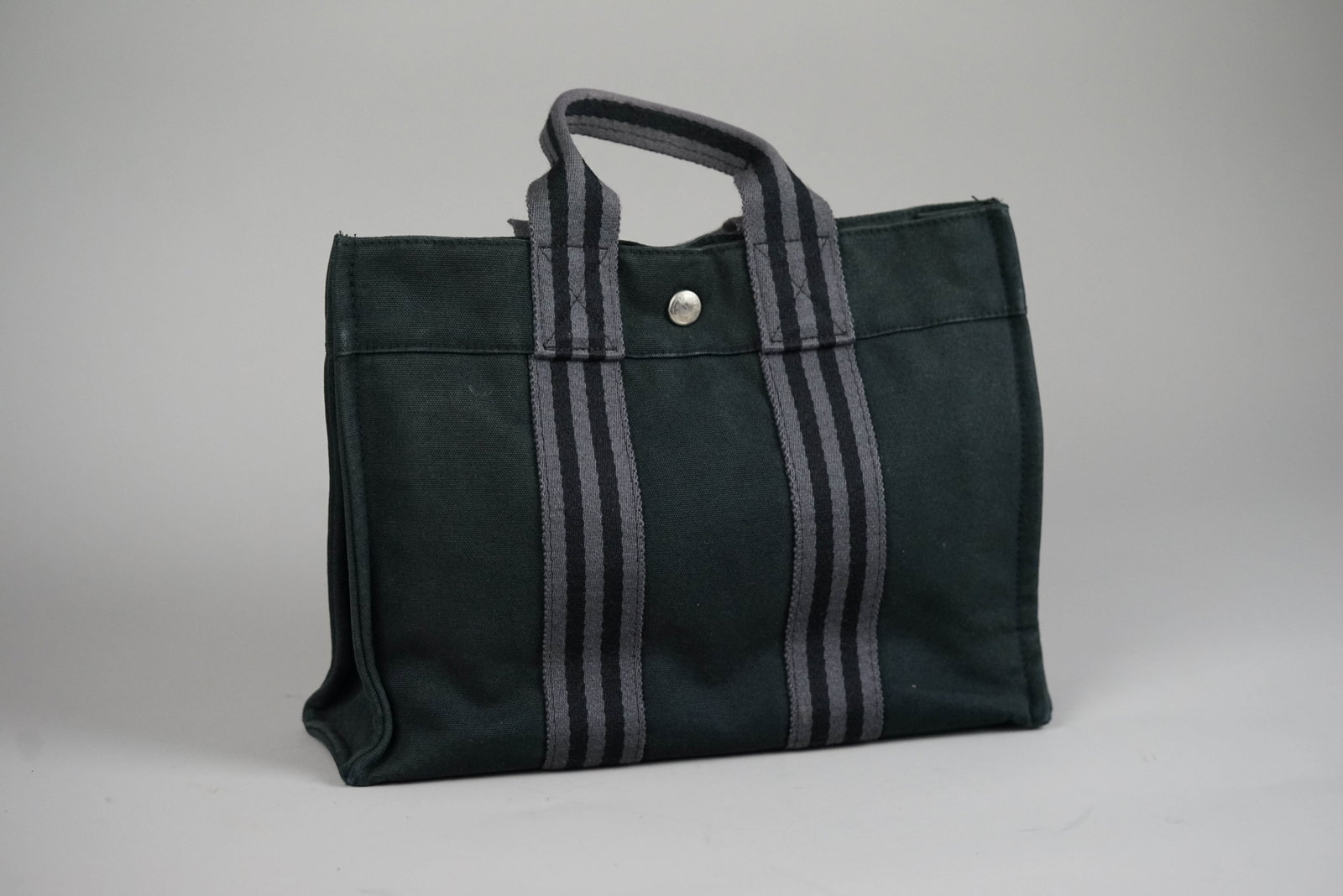 HERMES PM HANDBAG CANVAS TWO-TONE - 2