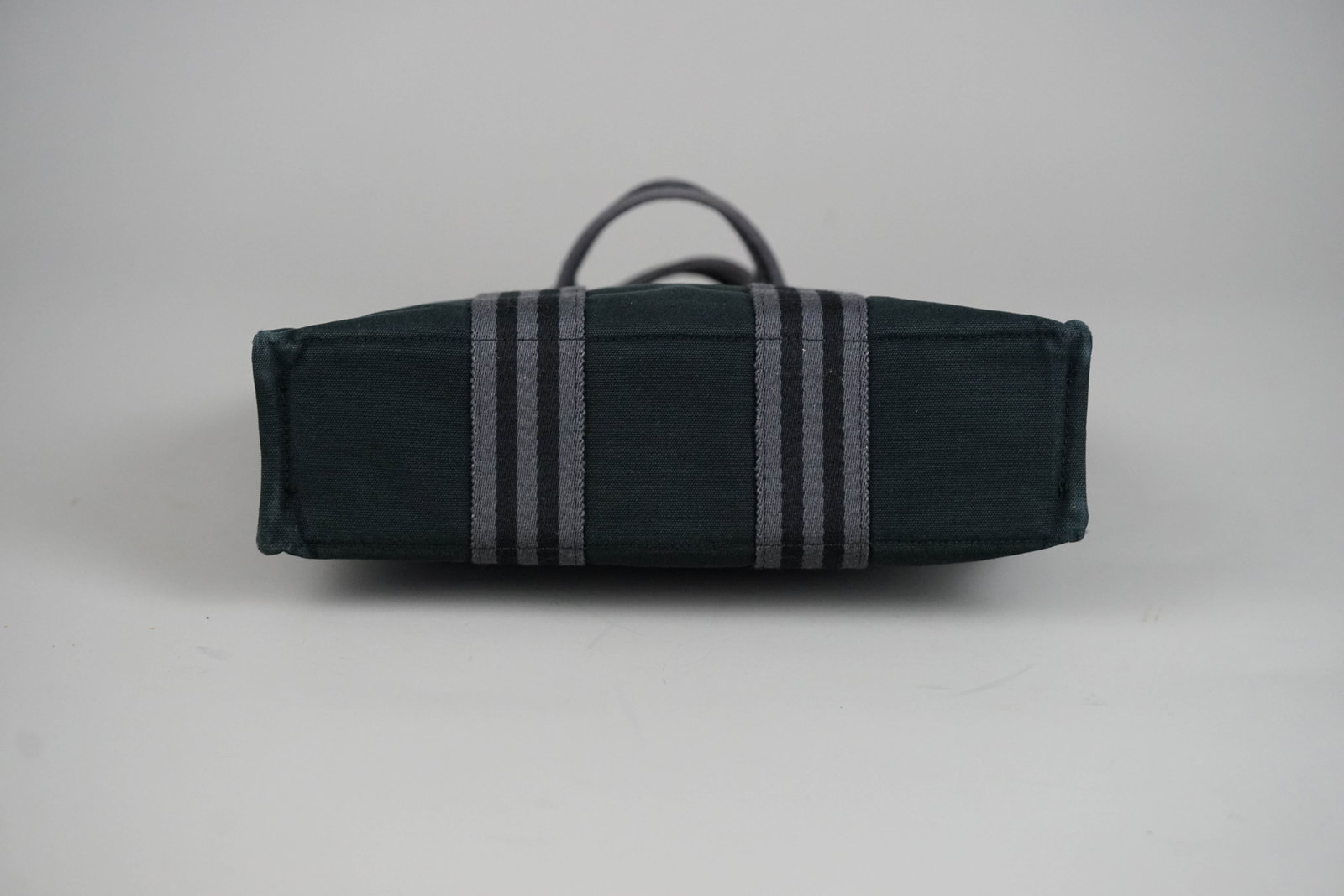 HERMES PM HANDBAG CANVAS TWO-TONE - 9