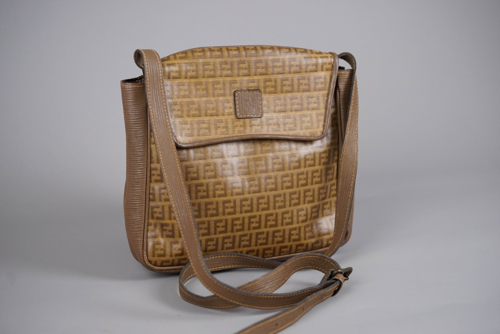FENDI ZUCCHINO SHOULDER CROSSBODY BAG - 2
