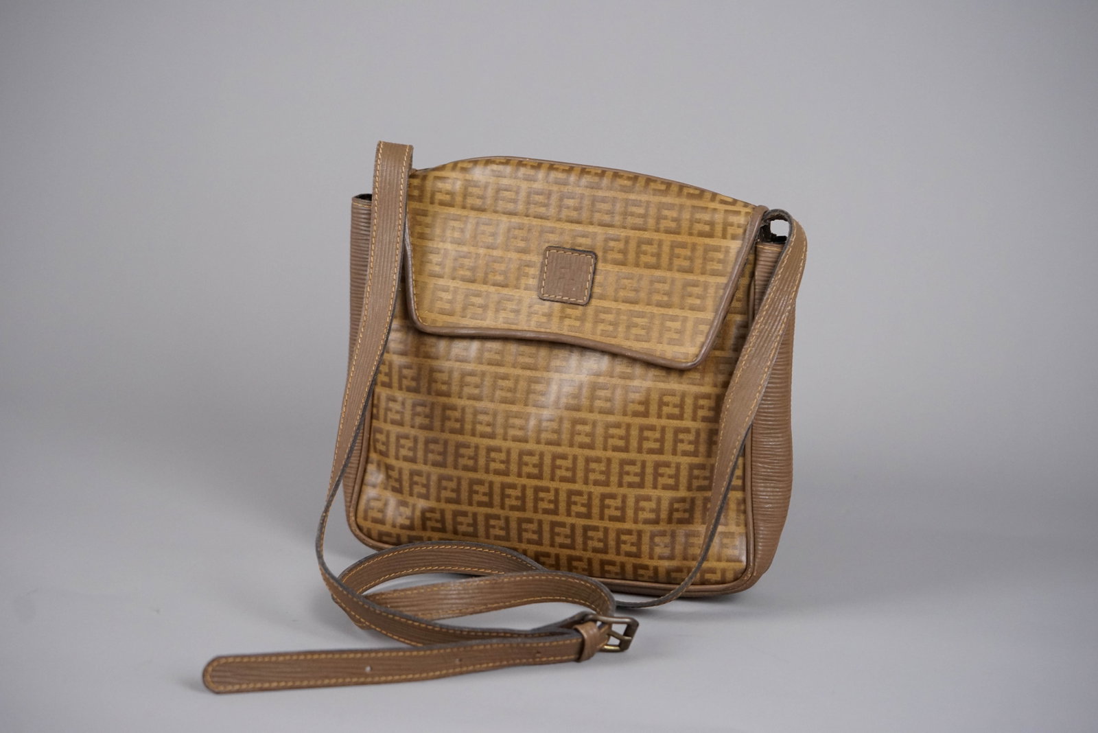 FENDI ZUCCHINO SHOULDER CROSSBODY BAG - 3