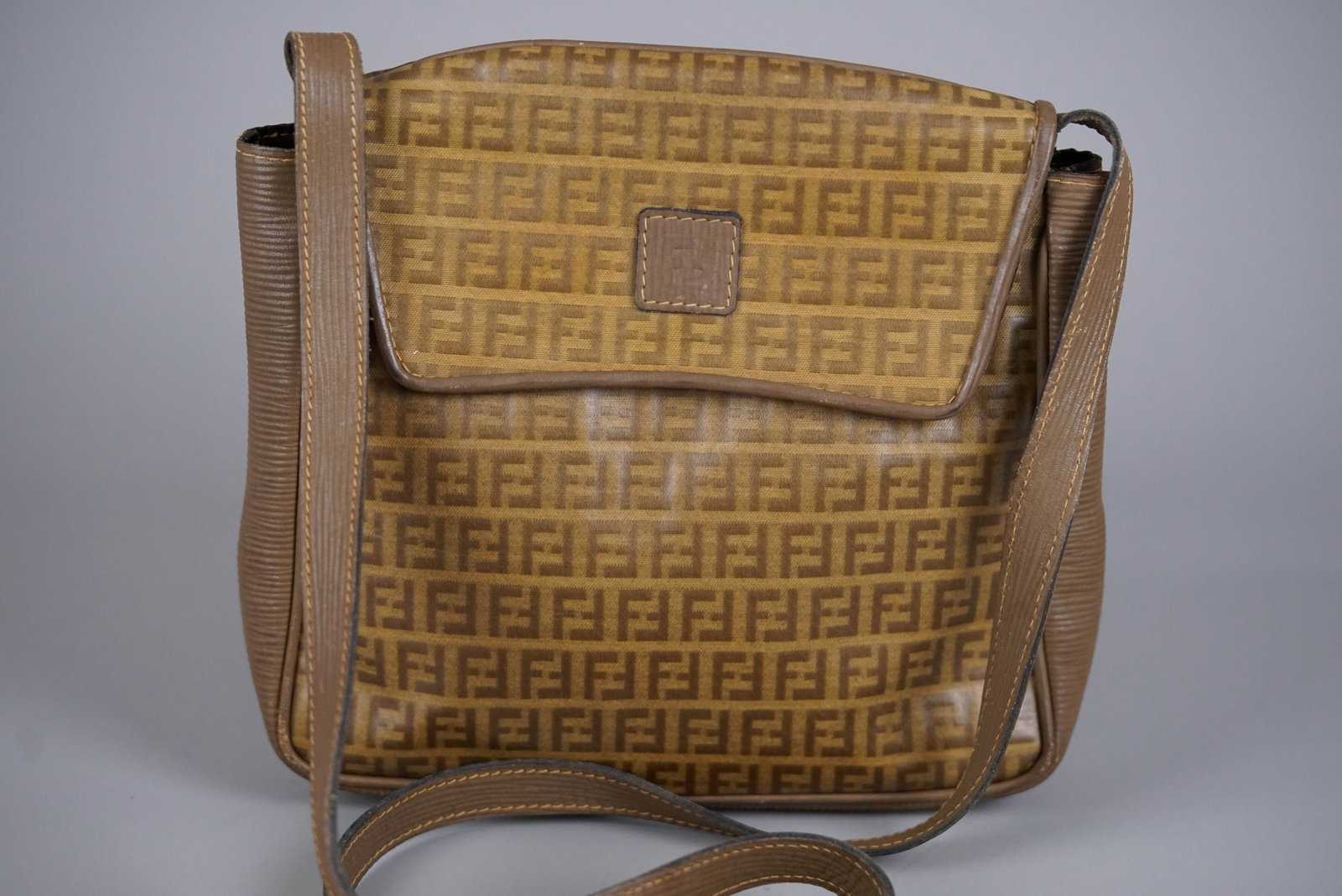 FENDI ZUCCHINO SHOULDER CROSSBODY BAG - 4