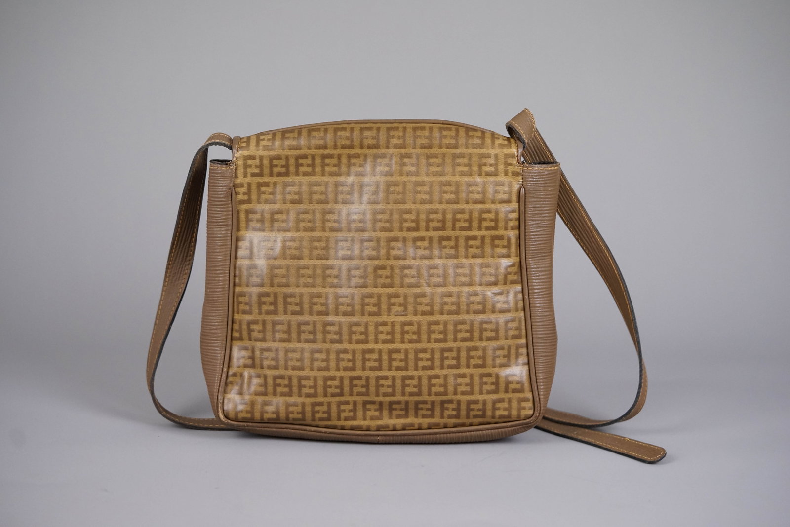 FENDI ZUCCHINO SHOULDER CROSSBODY BAG - 5