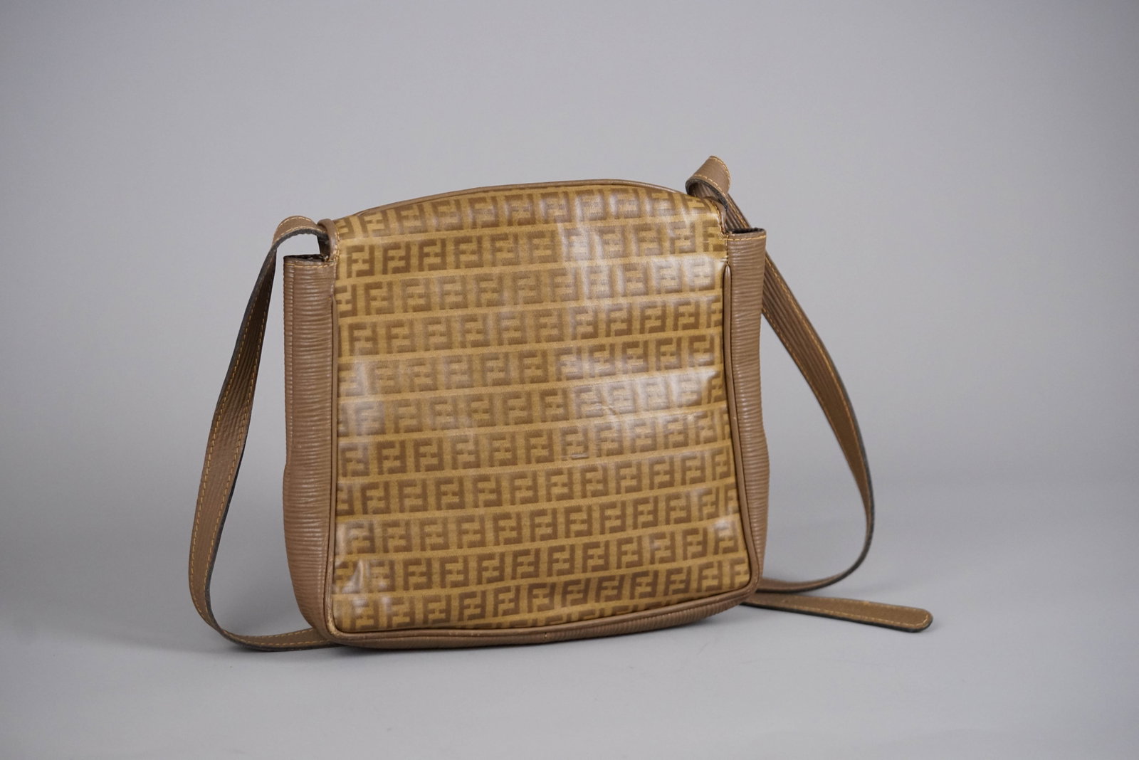 FENDI ZUCCHINO SHOULDER CROSSBODY BAG - 6
