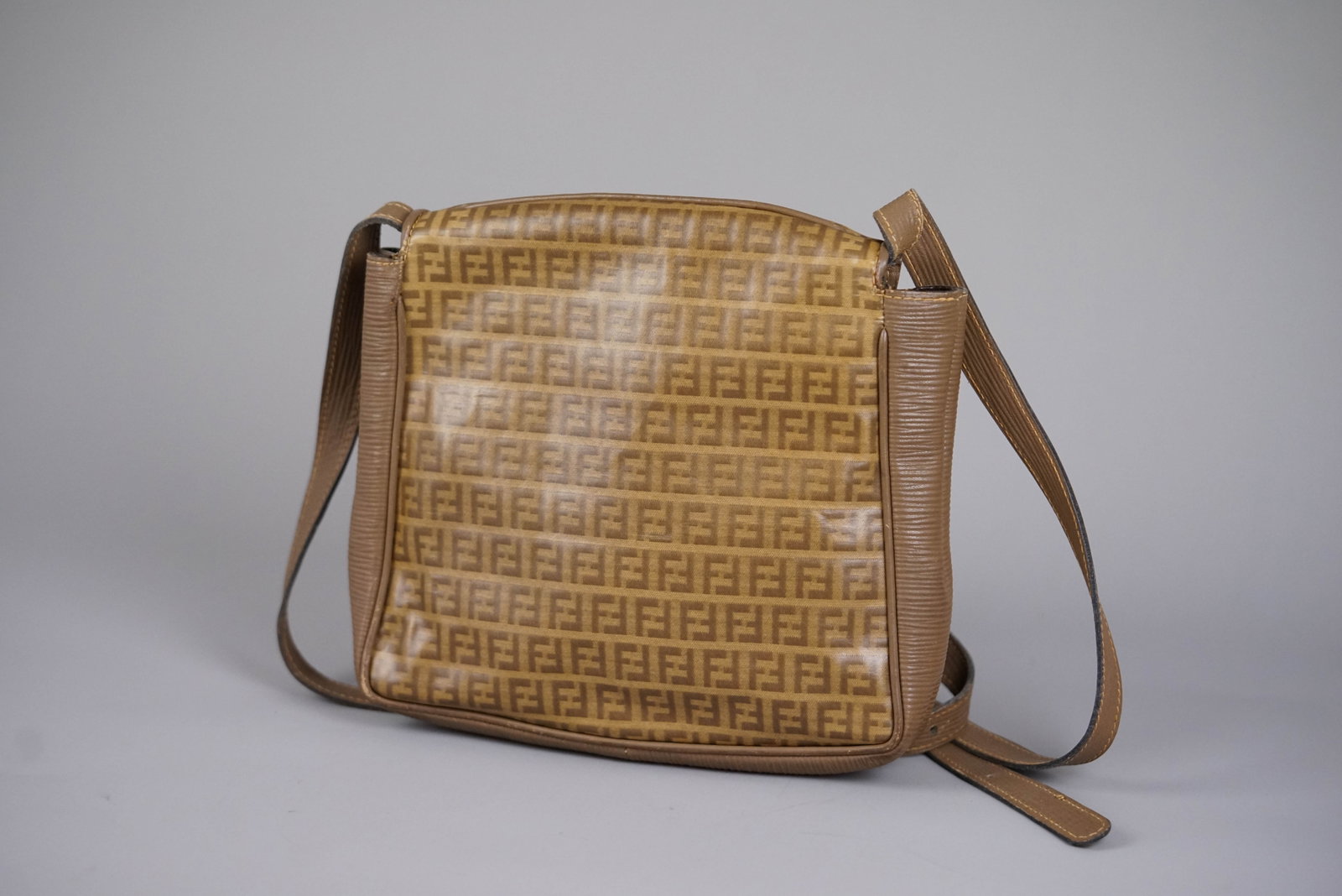 FENDI ZUCCHINO SHOULDER CROSSBODY BAG - 7