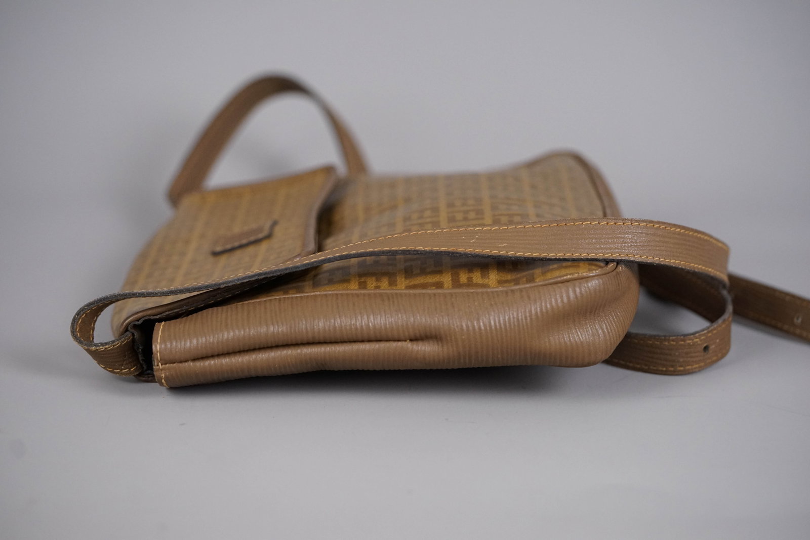 FENDI ZUCCHINO SHOULDER CROSSBODY BAG - 8