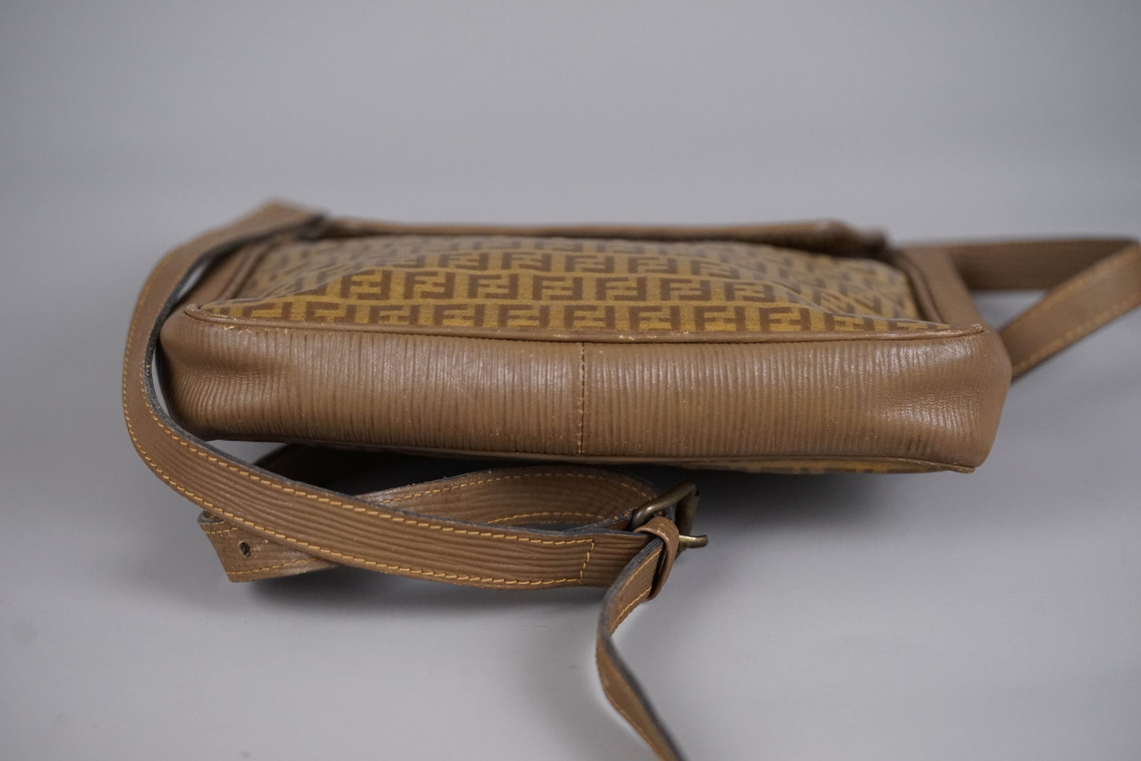 FENDI ZUCCHINO SHOULDER CROSSBODY BAG - 9