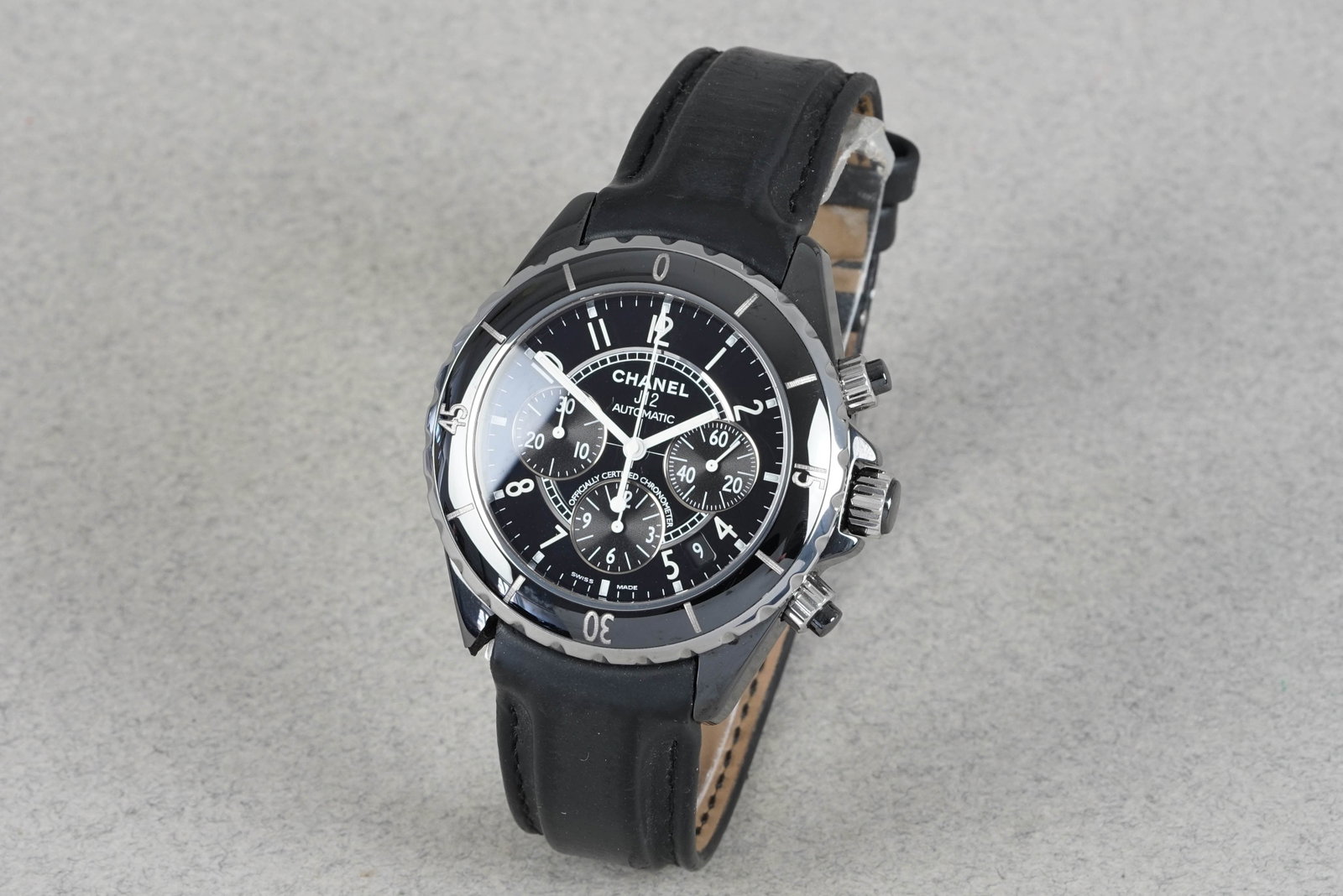 CHANEL J12 AUTOMATIC DATE CHRONOGRAPH REF. H0940 (1 of 4)