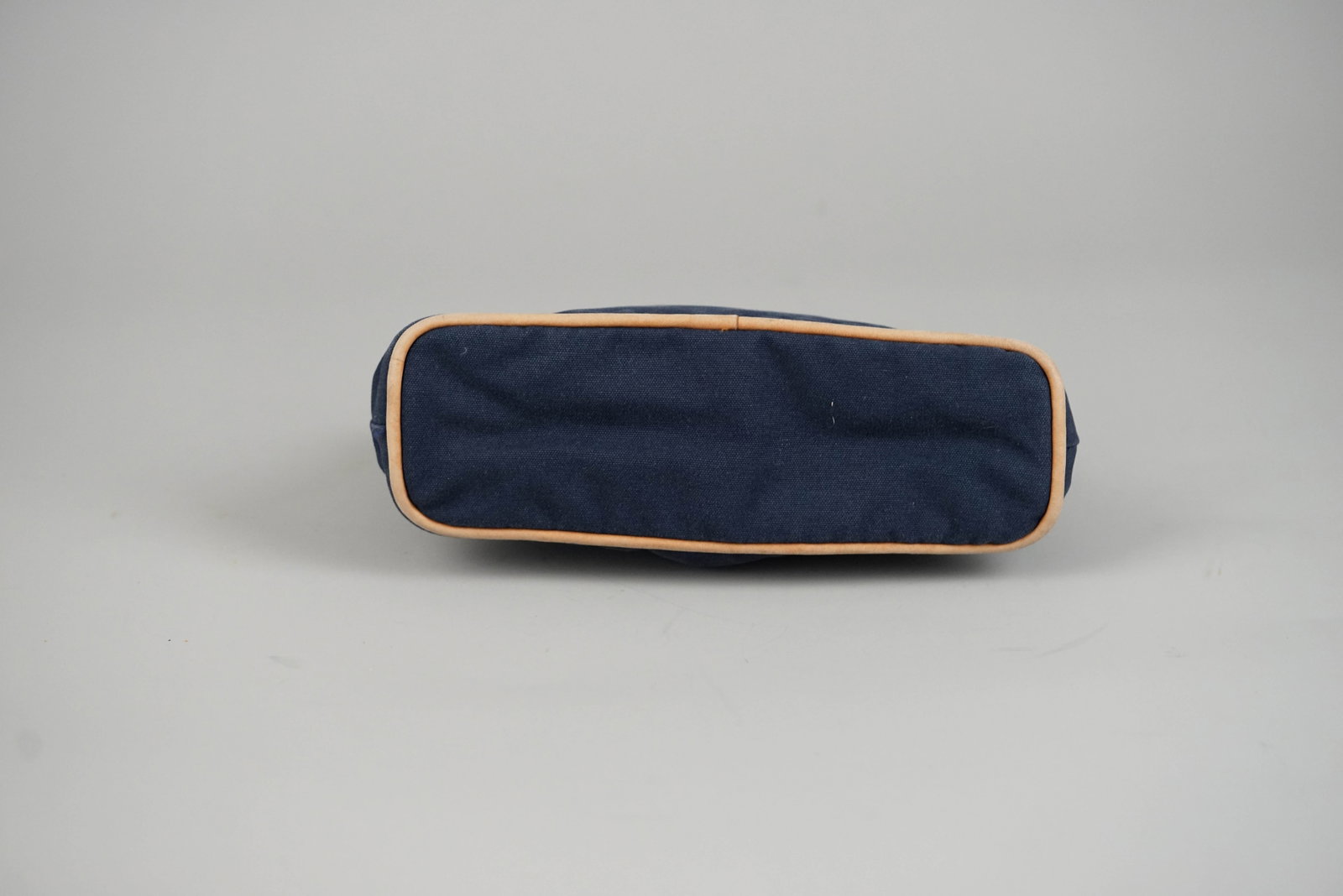 HERMES BOLIDE POUCH MM CANVAS NAVY - 7
