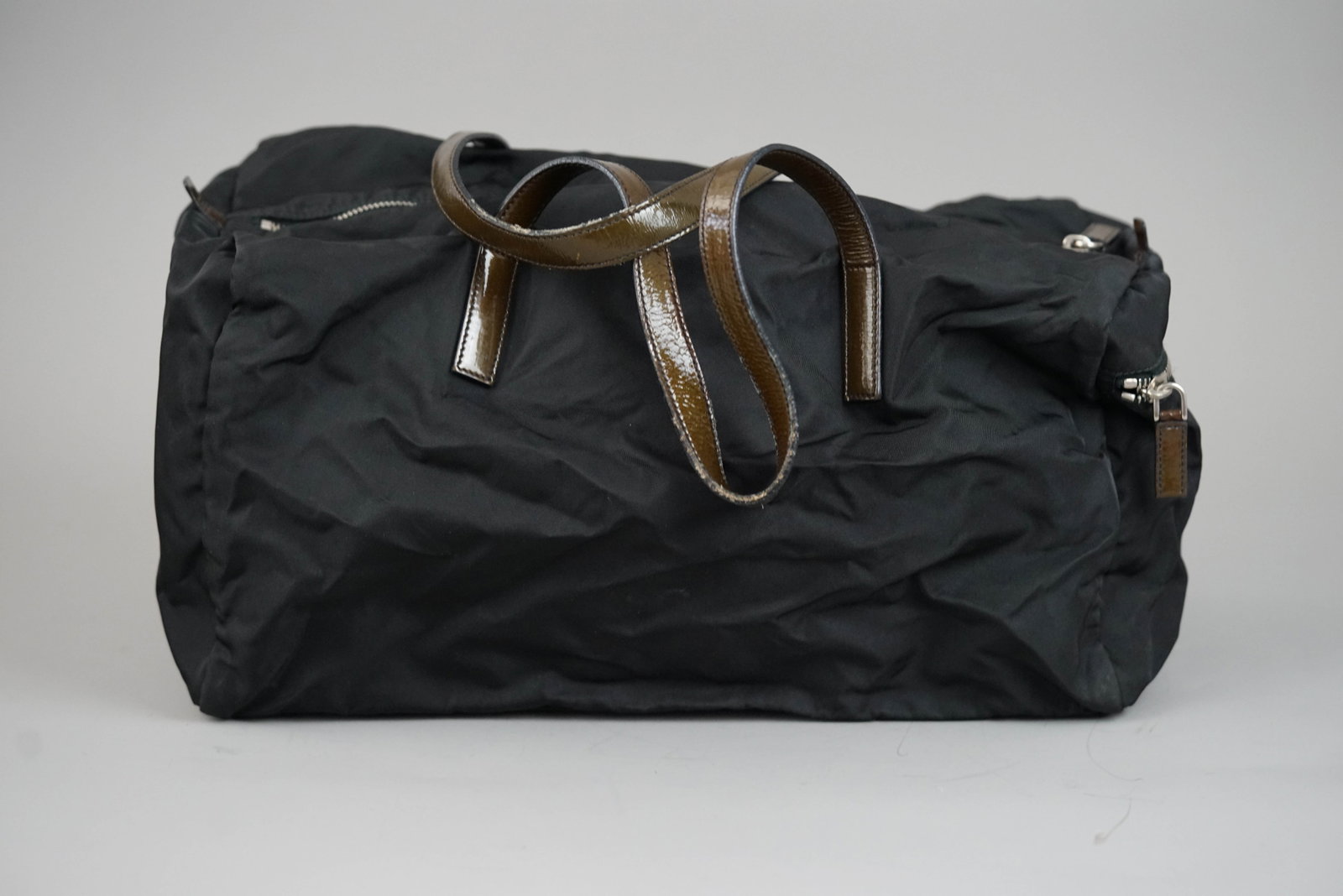 PRADA POCONO TOTE BAG NYLON BLACK - 5