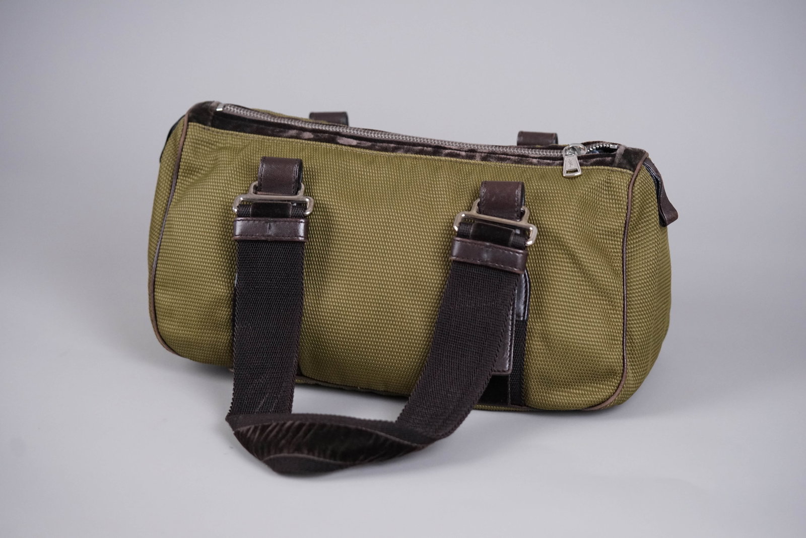 YVES SAINT LAURENT TWO TONE HANDBAG - 11