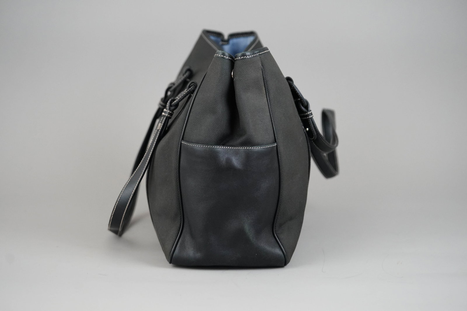 SALVATORE FERRAGAMO TOTE BAG CANVAS AU-21-3372 BLACK - 4