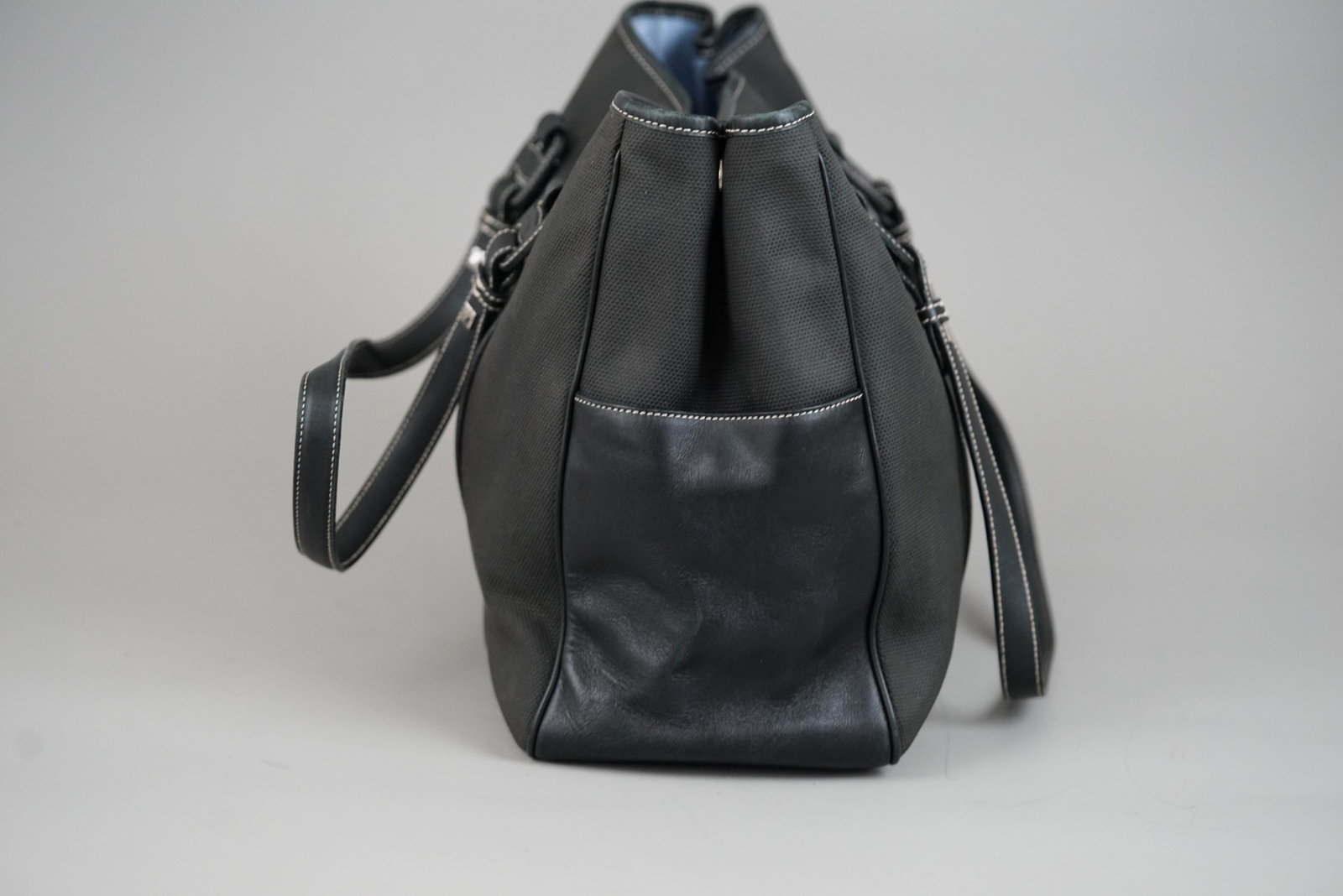 SALVATORE FERRAGAMO TOTE BAG CANVAS AU-21-3372 BLACK - 8