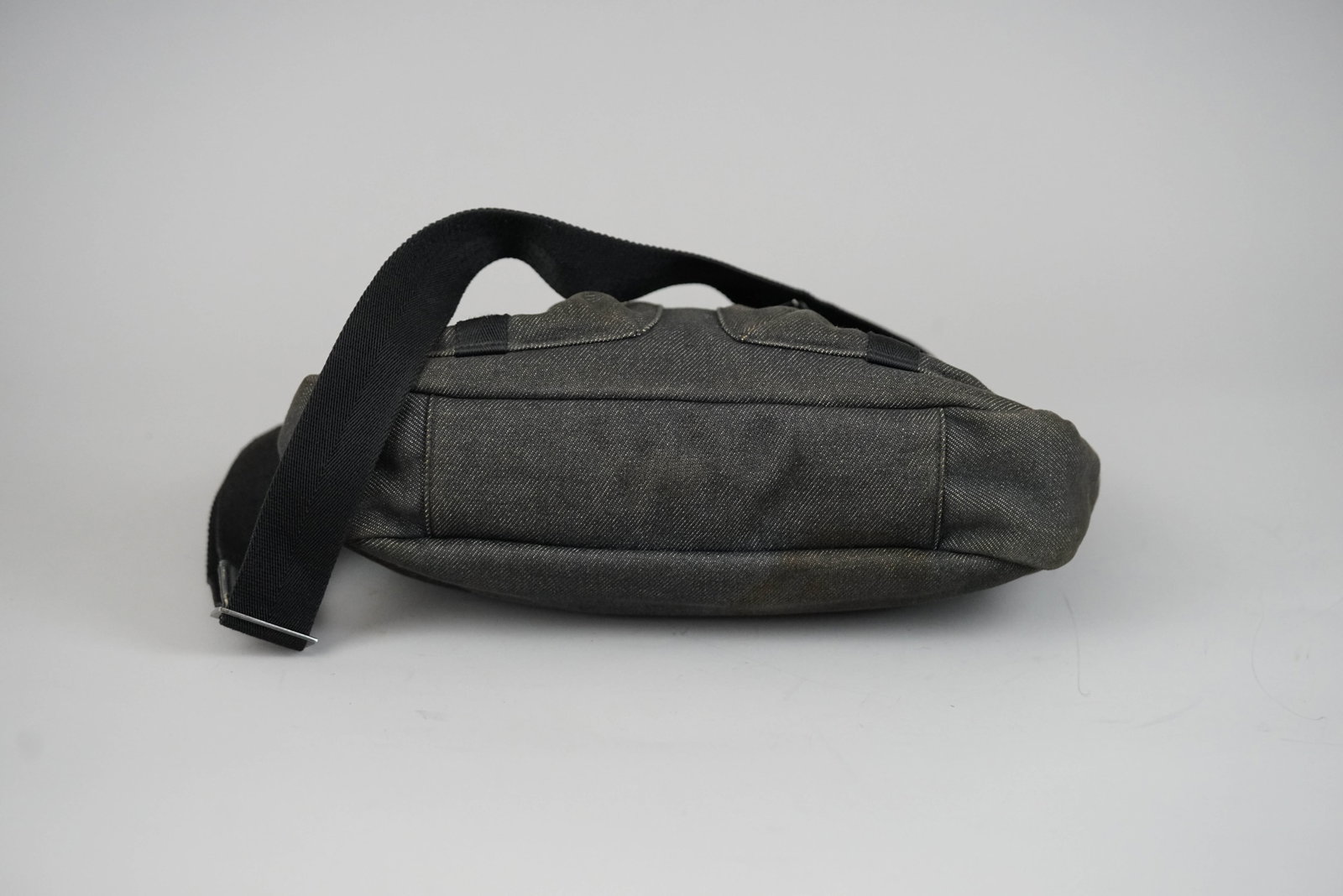 GUCCI SHOULDER BAG DENIM 002113 BLACK - 9
