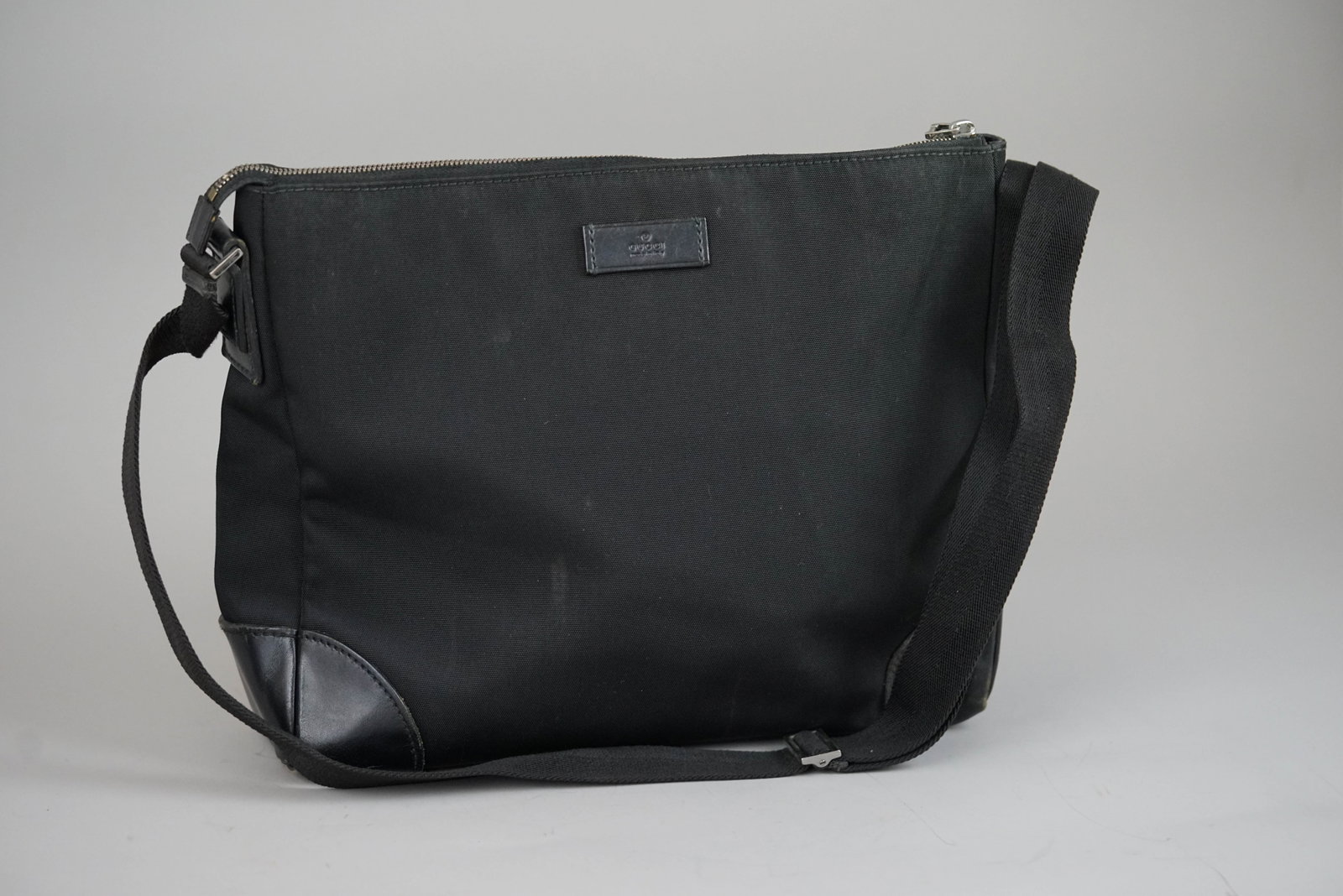 GUCCI SHOULDER BAG NYLON 1705 BLACK - 2