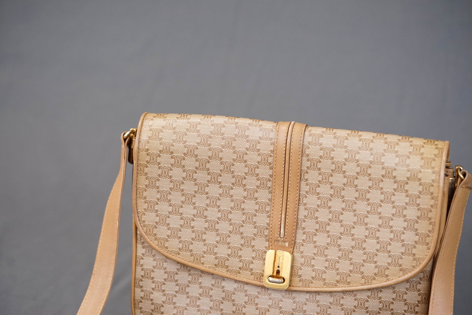 CELINE MACADAM SHOULDER BAG - 3