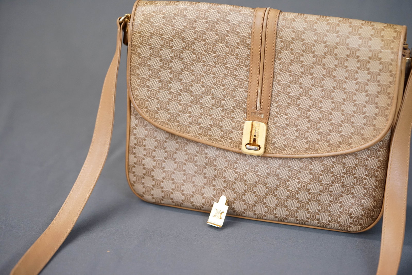CELINE MACADAM SHOULDER BAG - 4