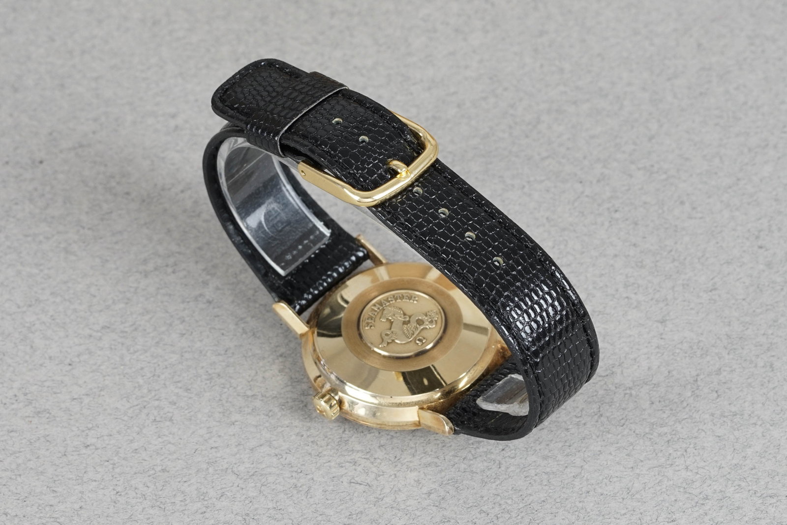 OMEGA SEAMASTER DIMAOND SET 14CT GOLD WRISTWATCH - 4