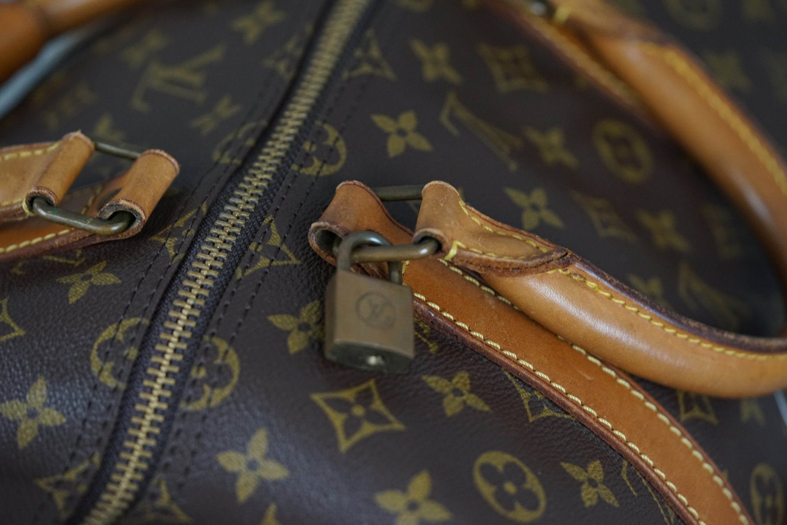 LOUIS VUITTON MONOGRAM 55 BOSTON BAG M41424 - 7
