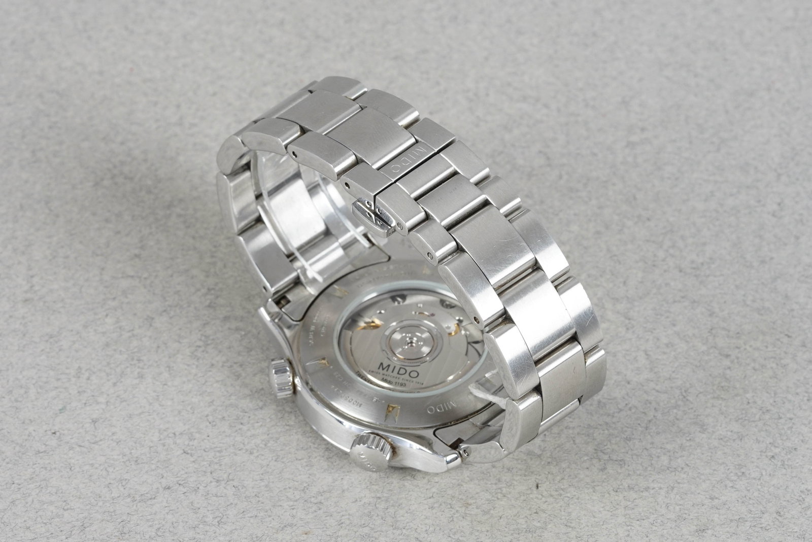 MIDO MULTIFORT GMT WRISTWATCH W/ BOX & GUARANTEE CARD REF. M005.929 - 5