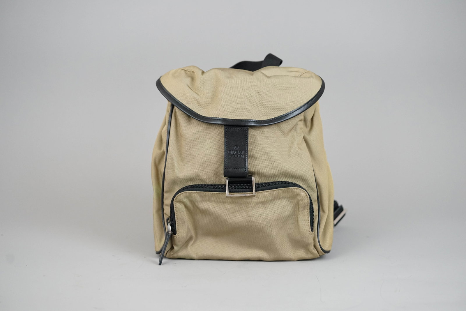 GUCCI BACKPACK NYLON 001999 BEIGE (1 of 6)